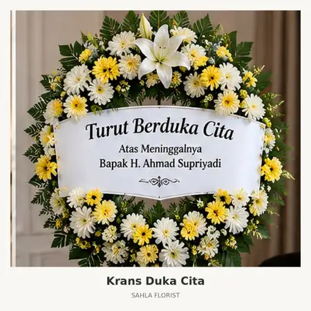 Krans Bunga Duka Tanah Abang